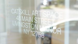 Catskill Art Space Window